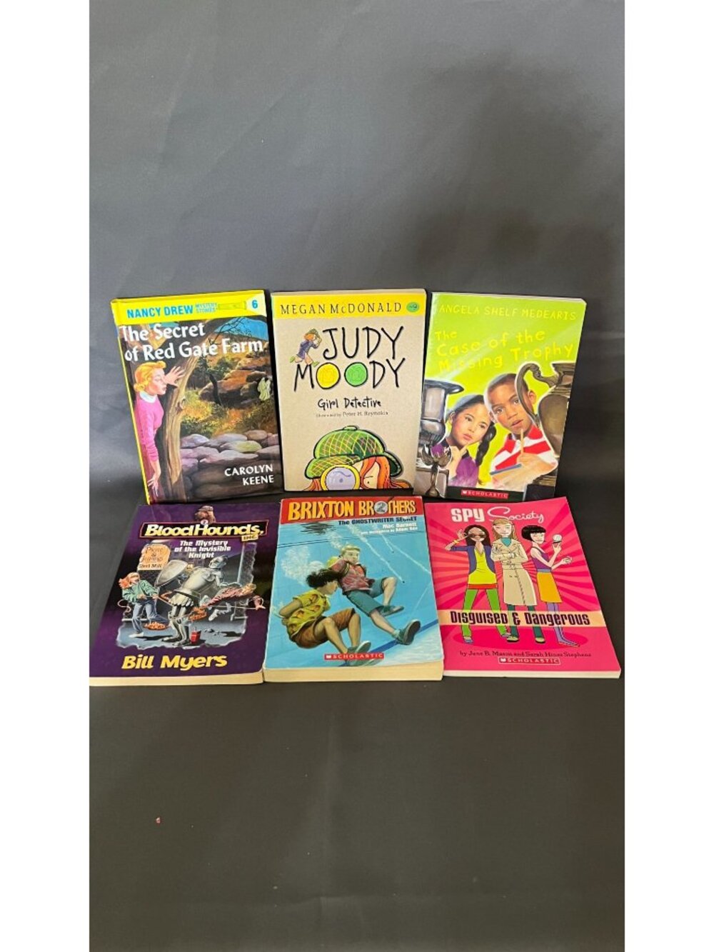 6 Childrens Mystery Books Including Nancy Drew Judy Moody Bloodhounds Inc And Mo